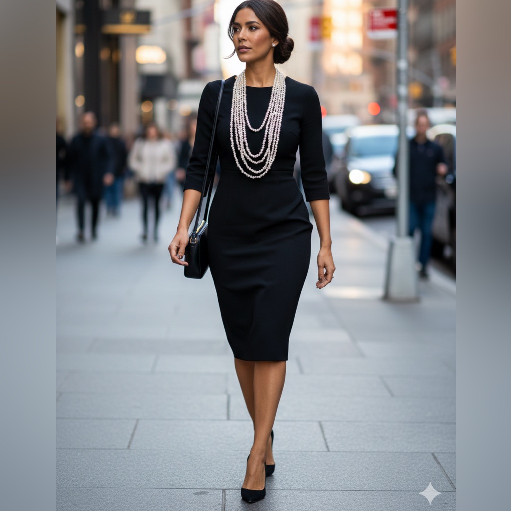 Zara Elegant Pearl Necklace 50$